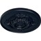 Ekena Millwork Monique Ceiling Medallion (Fits Canopies up to 3 3/4"), Hand-Painted Midnight Dream, 13 3/4"OD x 1"P CM13MOMDF - alternate 3
